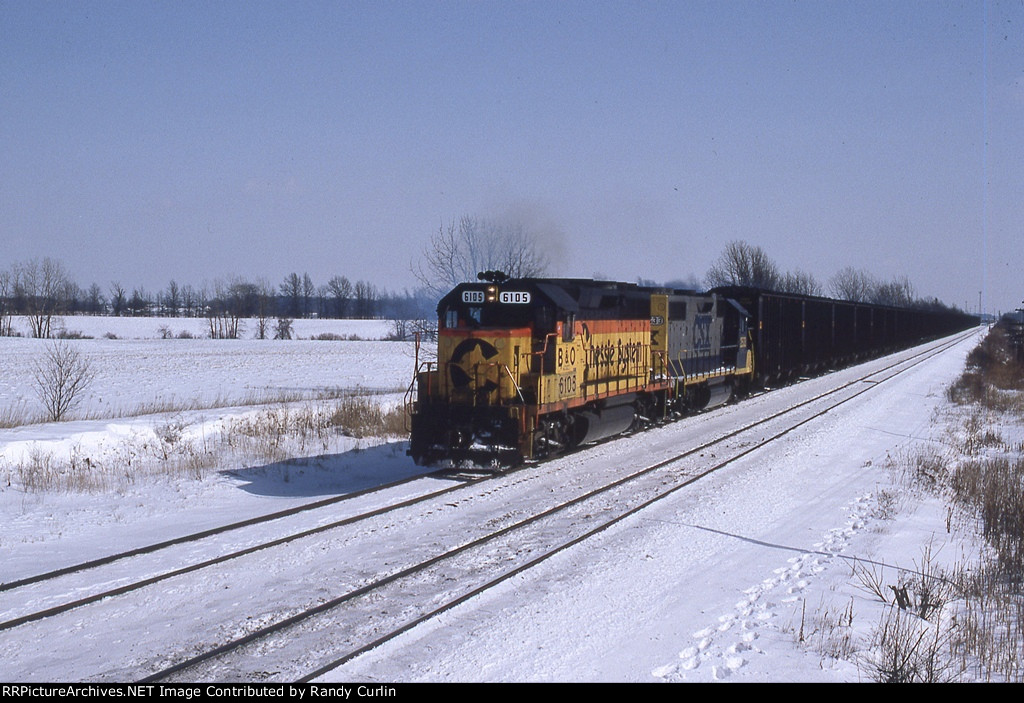 CSX 6105 near Willard